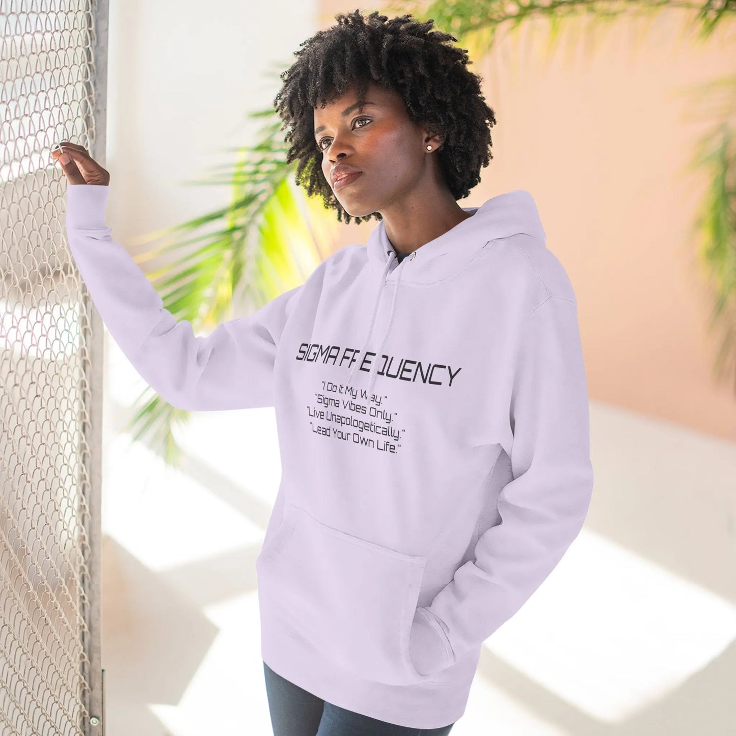 Unisex Three-Panel Fleece Hoodie Printify
