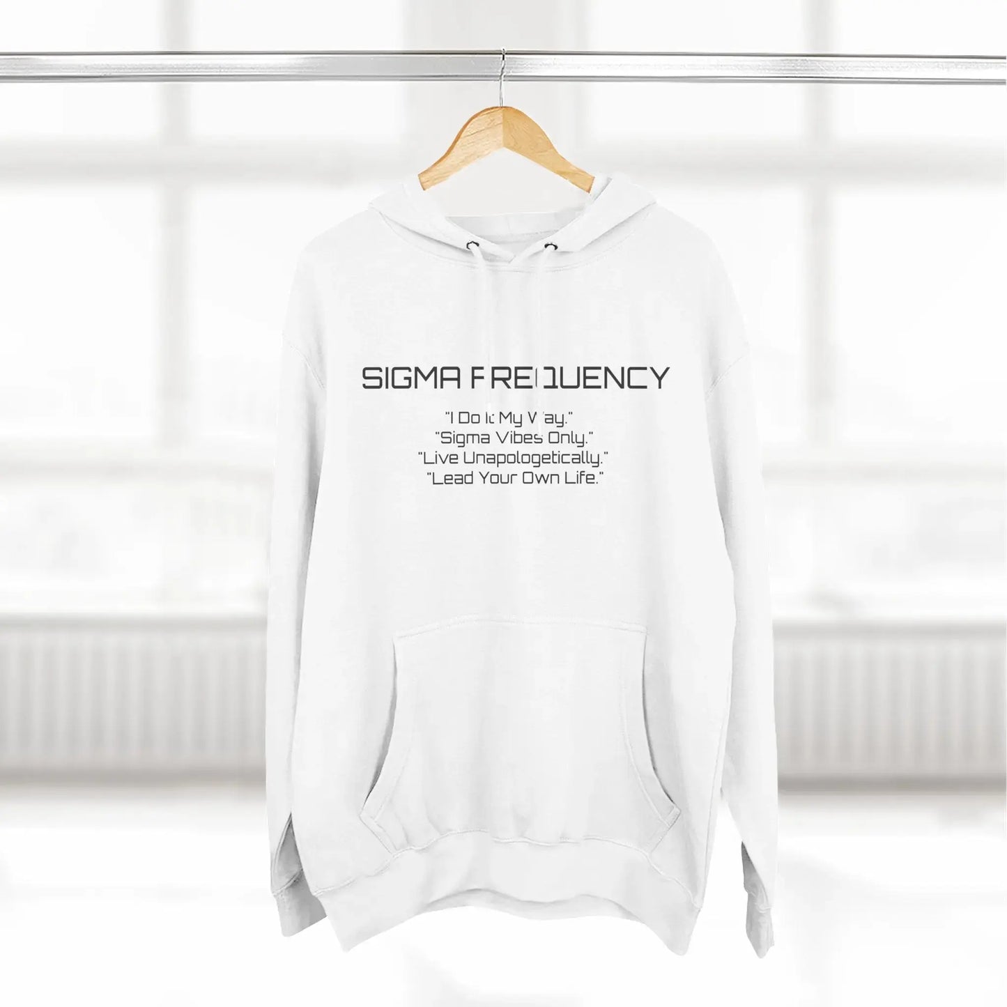 Unisex Three-Panel Fleece Hoodie Printify