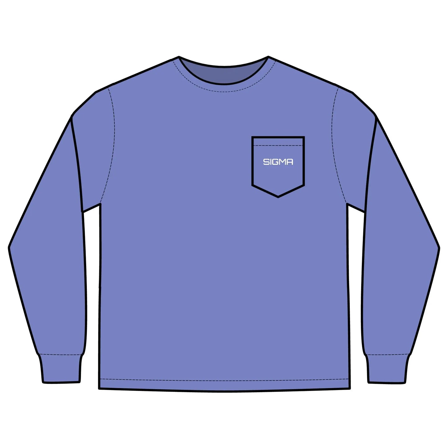 Unisex Long Sleeve Pocket T-Shirt Printify