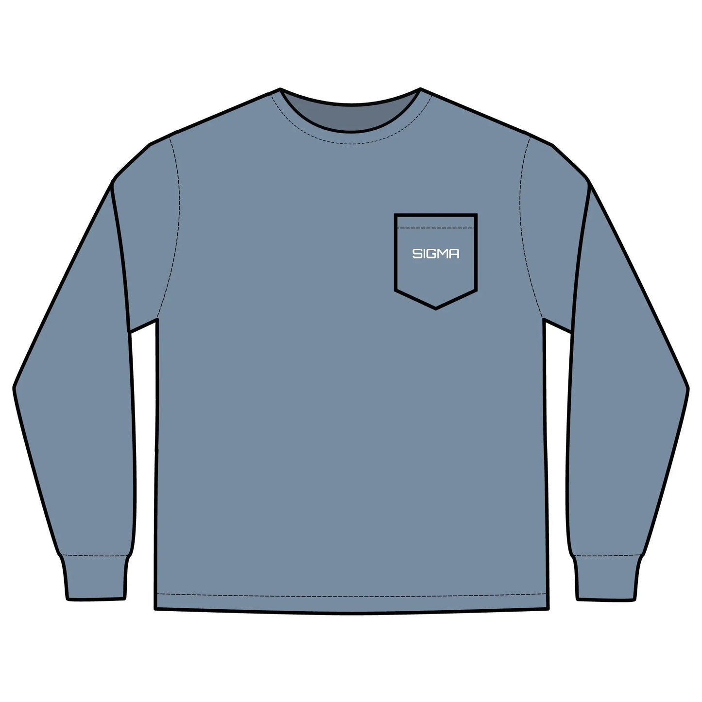 Unisex Long Sleeve Pocket T-Shirt Printify