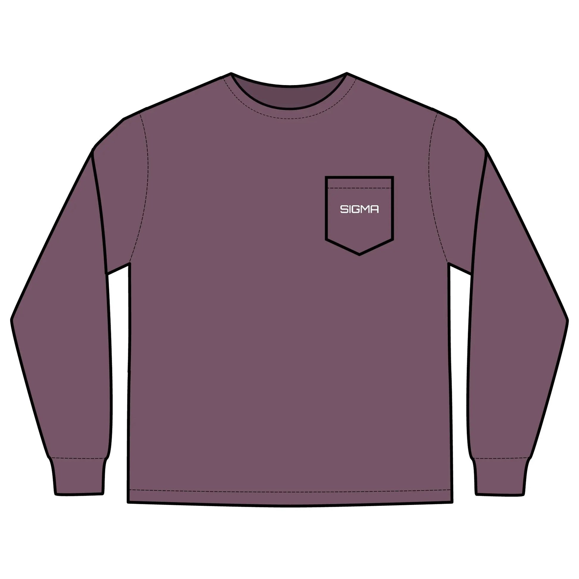 Unisex Long Sleeve Pocket T-Shirt Printify